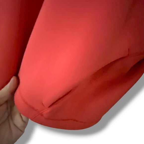 Lululemon AirWrap Hoodie Womens Size 10 Pink Punch Cropped Pullover Stretch - Picture 5 of 10